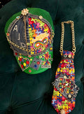 Autism Awareness Custom Set (Hat & Necklace Tie)