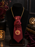 Ruby Luxe Statement Necklace Tie