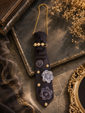 Navy Bloom Necklace Tie