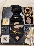 Queen Luxe Statement NecklaceTie-Noir Edition