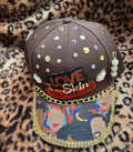 "Love the Skin You're In" Statement Hat-Brown