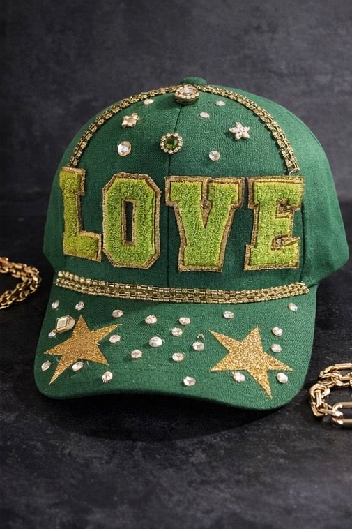 BOLD Love Emerald Statement Hat